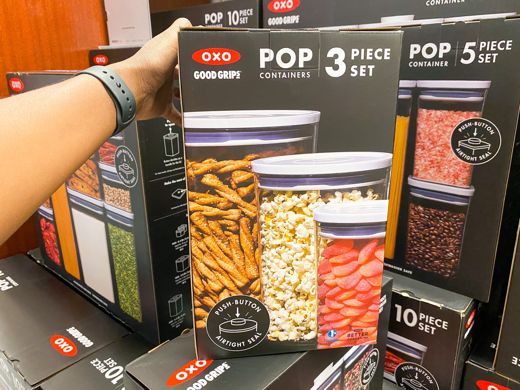 🙋🏻‍♀️@oxo 9 piece pop containers are back! $59.99 for this