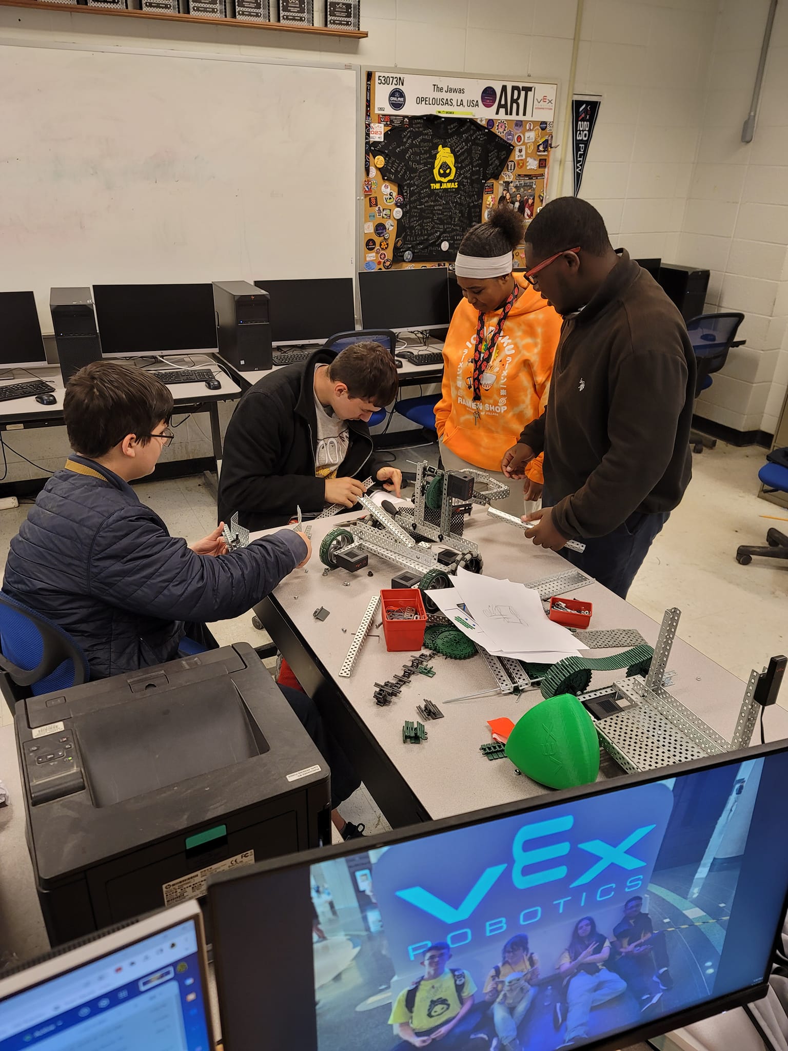 NHS Robotics - Our fourth robotics team, Alpha Kaminari,...