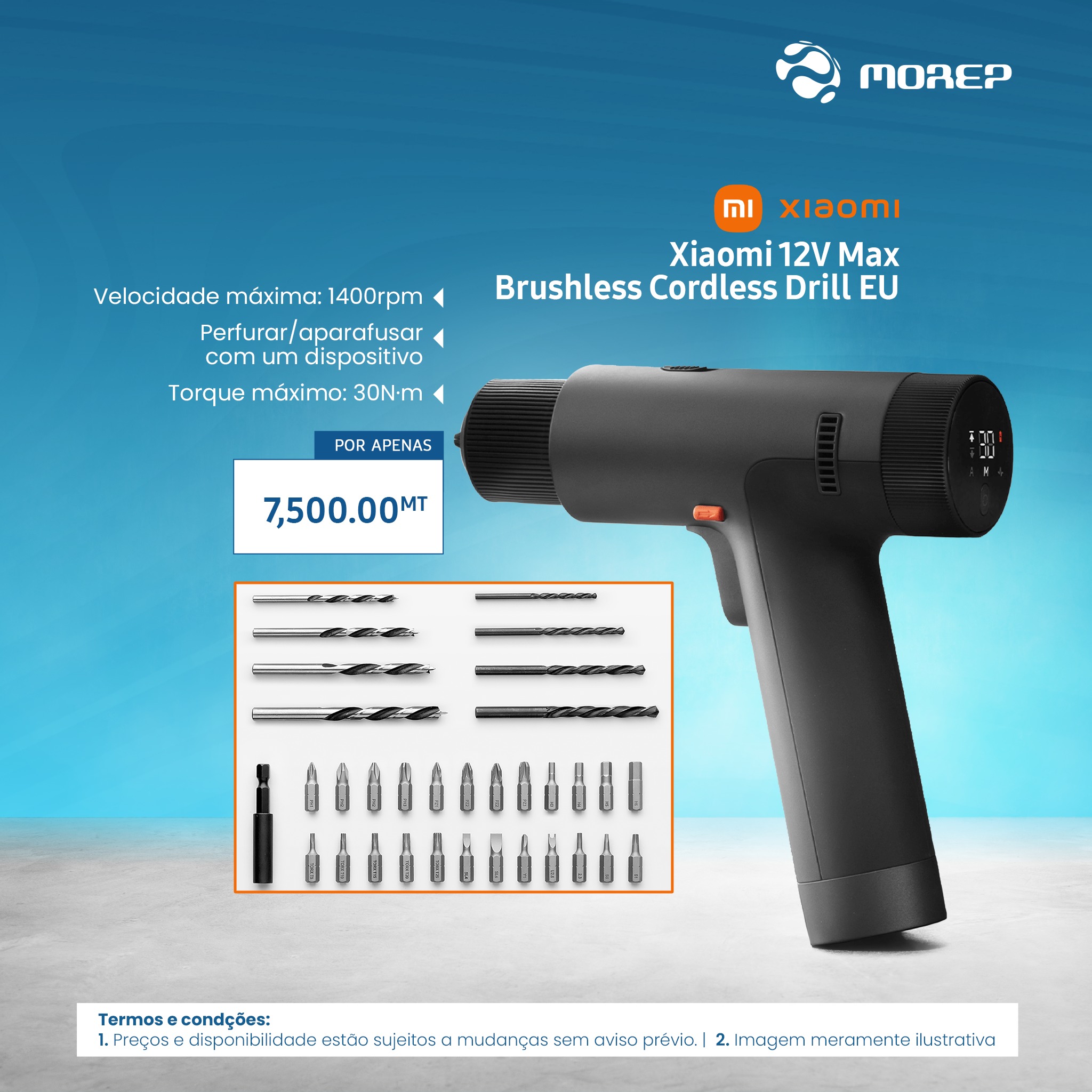 MOREP - As parafusadoras e perfuradoras Xiaomi são com...
