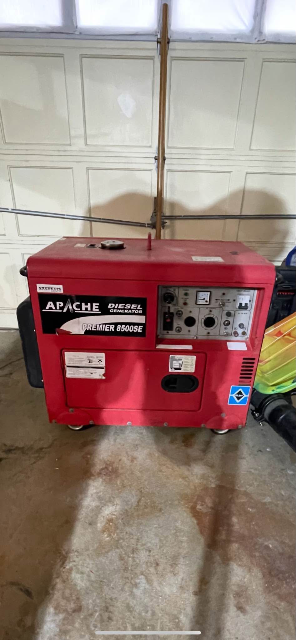 2 Apache Premier 8500 diesel generator - Miscellaneous Tools - Bristol ...