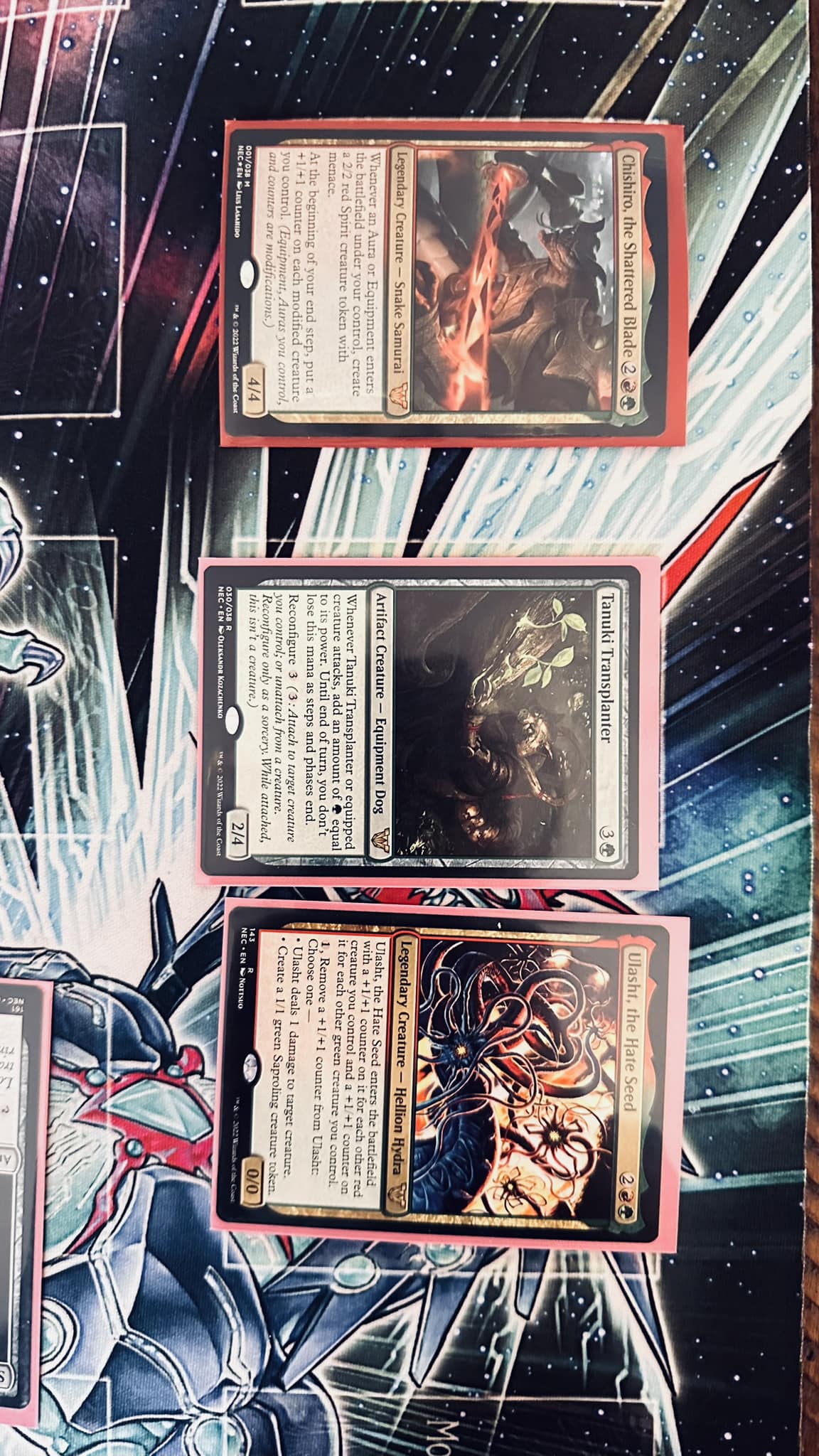 Does Ulashat's hate seed ability include red and green creatures?