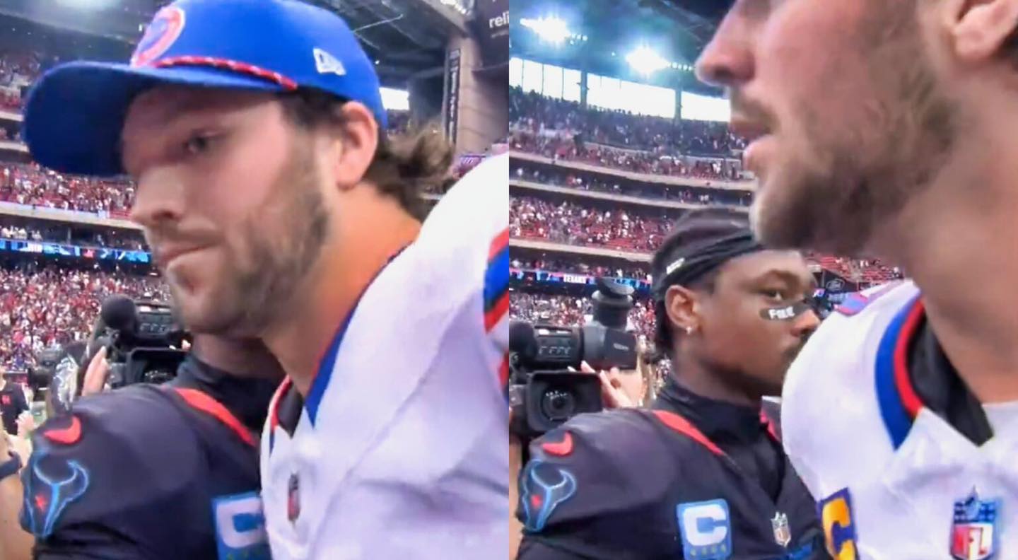 NFL Memes - Cameras Caught The Awkward Handshake Between...