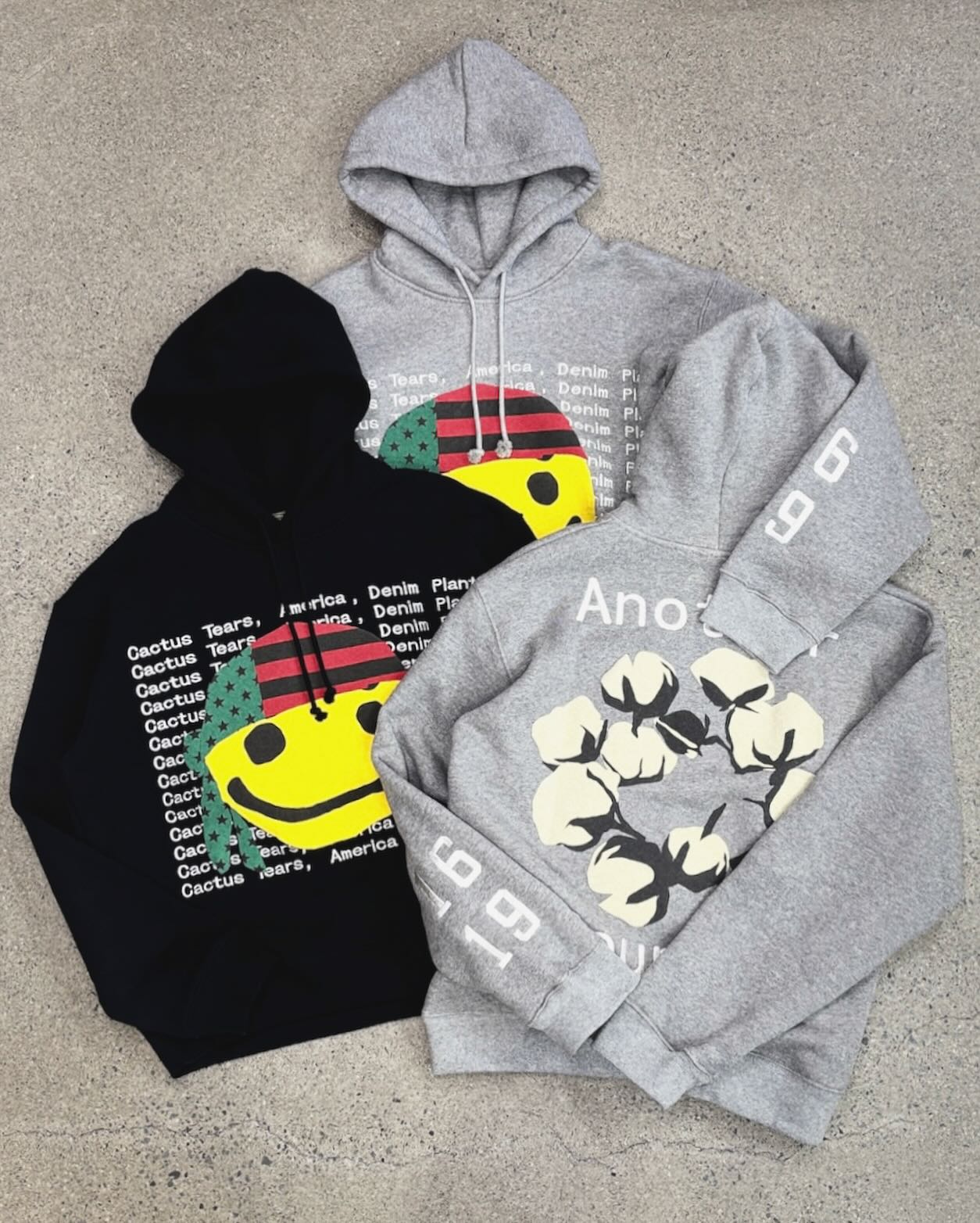 Spyder原宿 - “Denim Tears X CPFM” // Cactus Tears Hoodie 