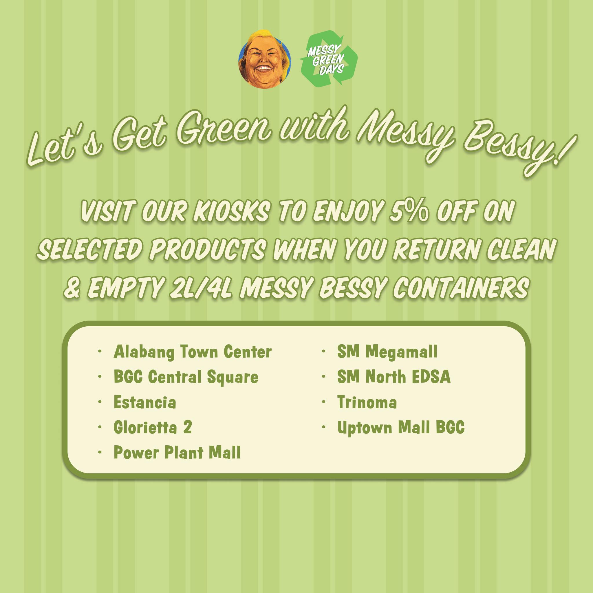 Messy Bessy - Our Messy Green Days movement is back! 🌳... | Facebook