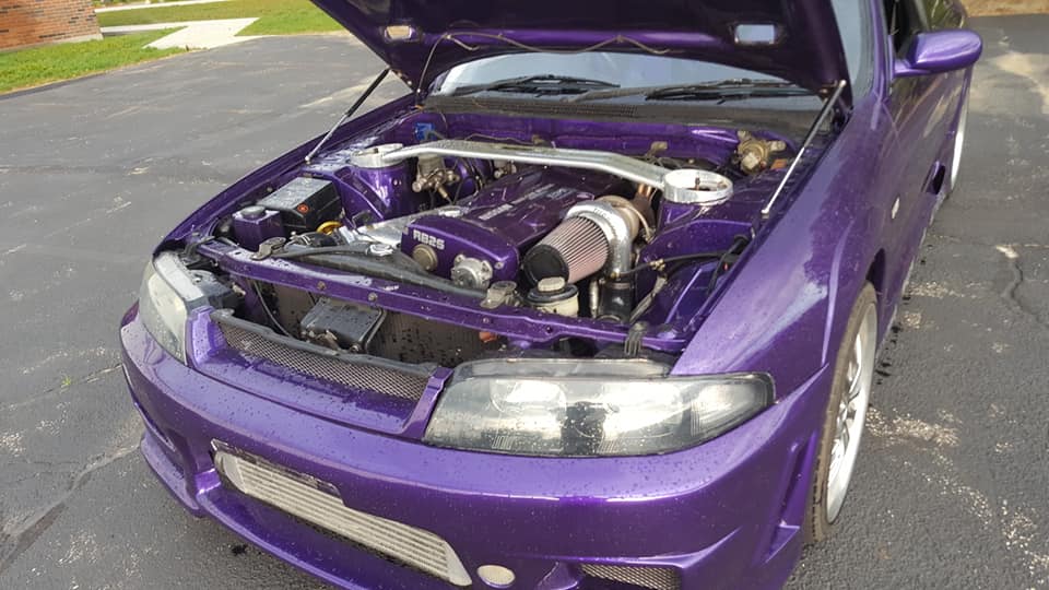 Stellar Imports - R33 stroker, engine bay dressed beautifully
