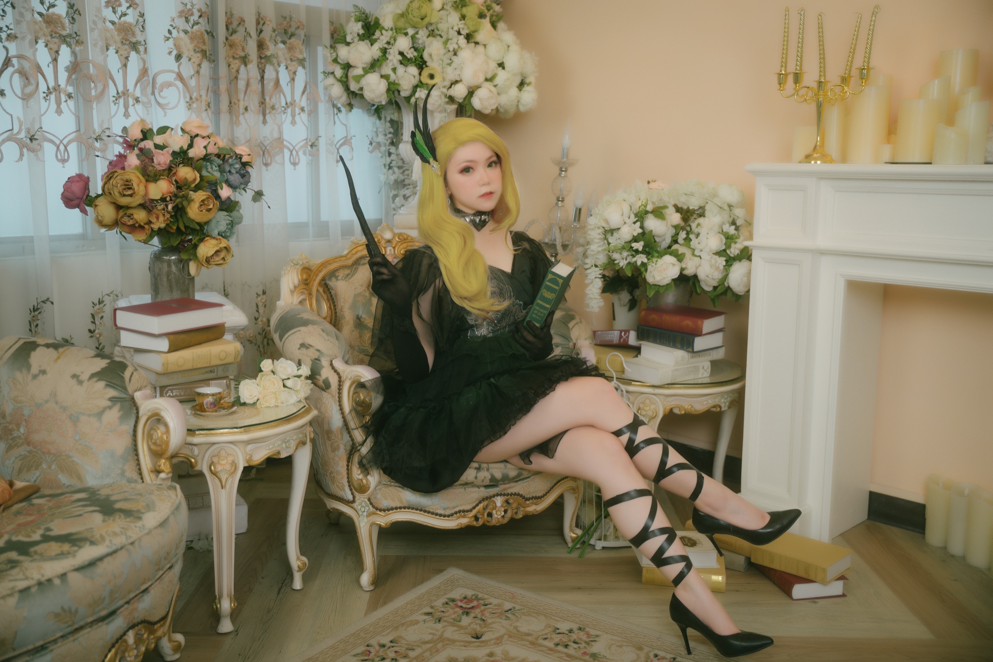 Shizu 靜 Cosplay - ＃哈利波特 魔法覺醒 卡珊這套禮服真的好美～ 小靜超喜歡的嗚嗚嗚...