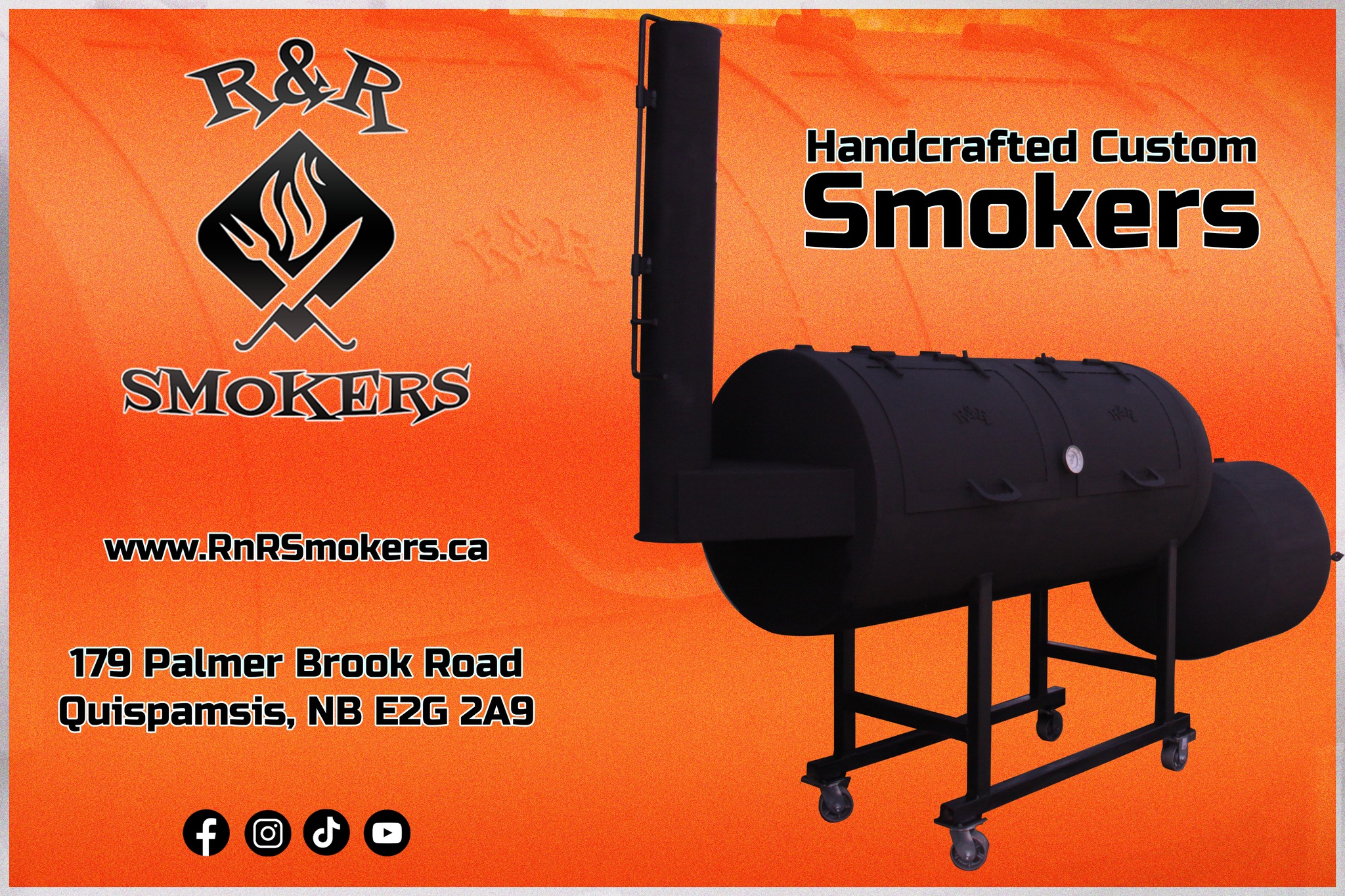 R&R Smokers - Our High heat vht flat black finish build!...