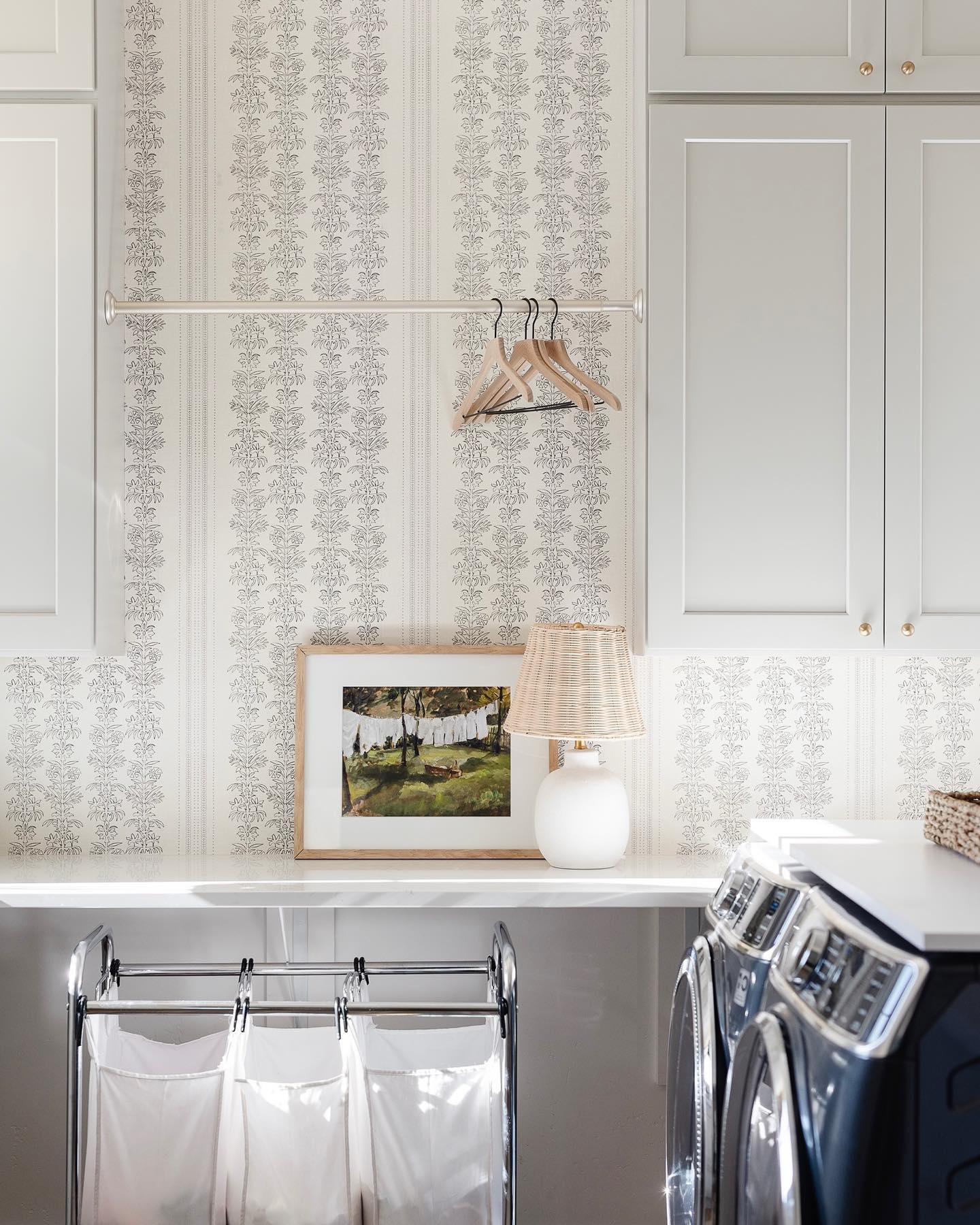 Lindsey Pedey - The floating shelves for the laundry room...