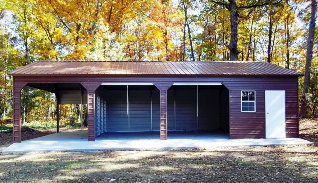 This is a certified garage with... - Custom Structures Direct