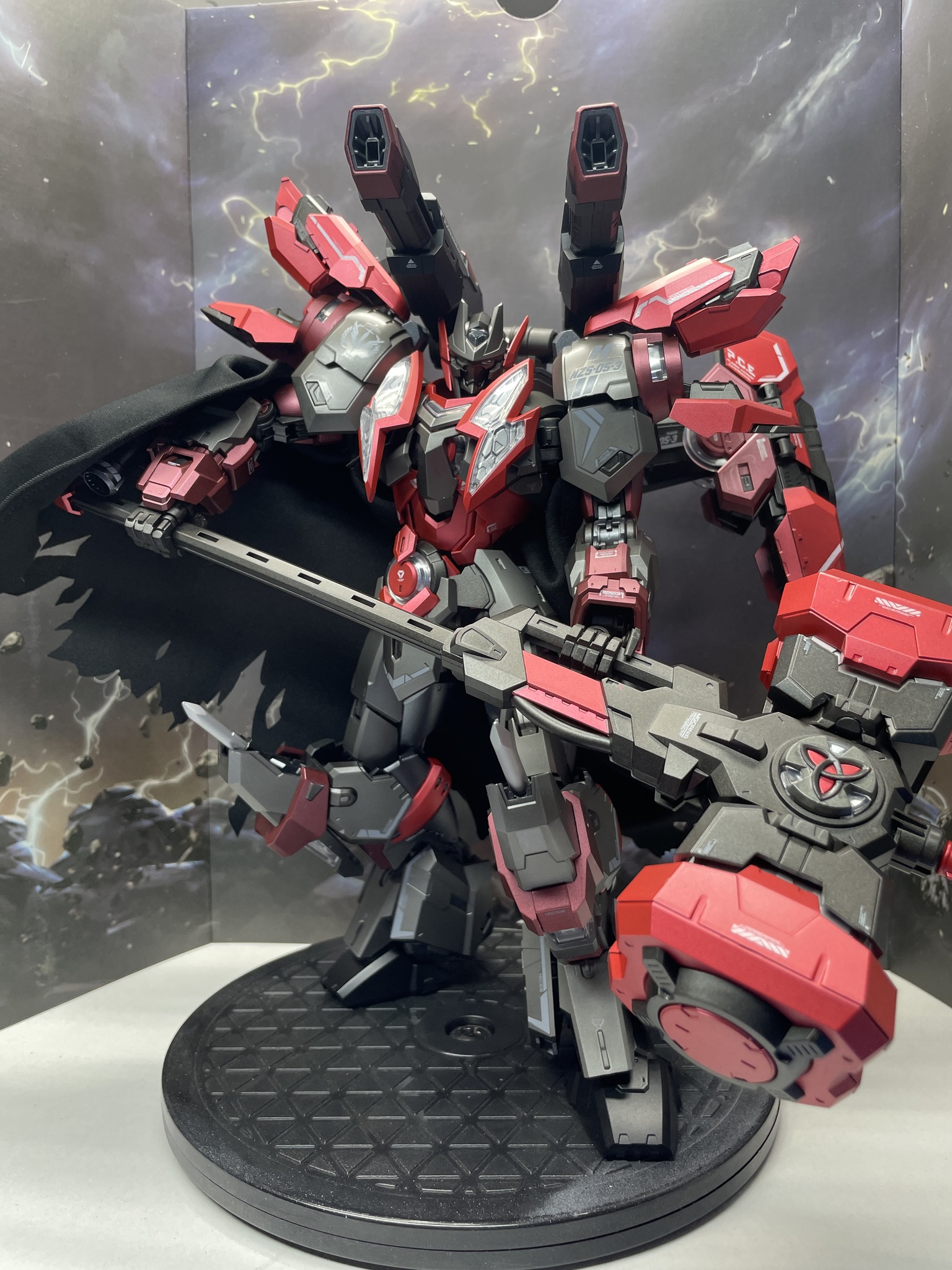 Gunpla NZS-05-3 Thor kit with metallic finish