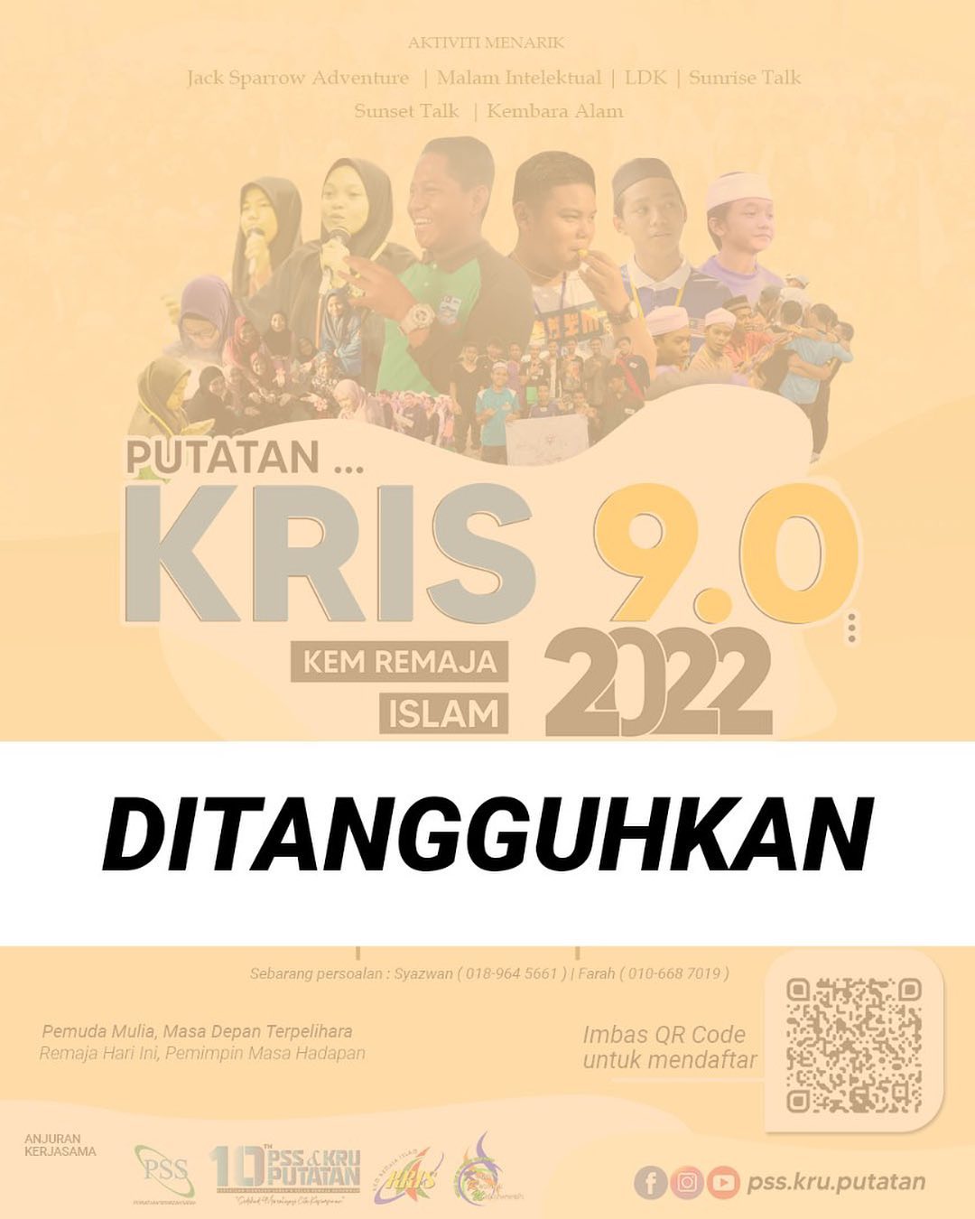 MAKLUMAN PENANGGUHAN KEM REMAJA ISLAM... - PSS & KRU Putatan | Facebook