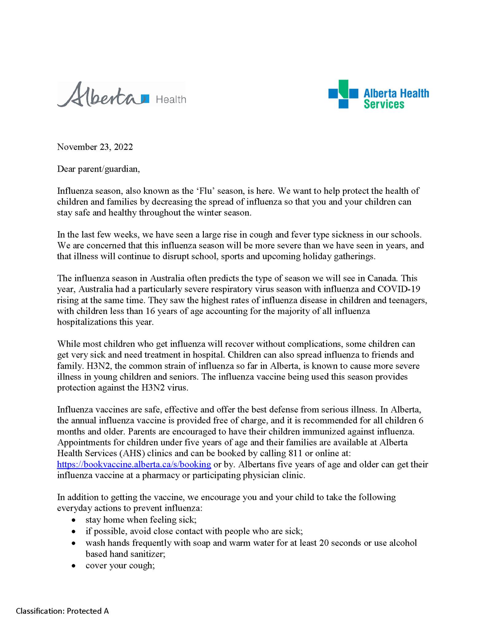 📨 Letter from Chief Medical... - Northland School Division
