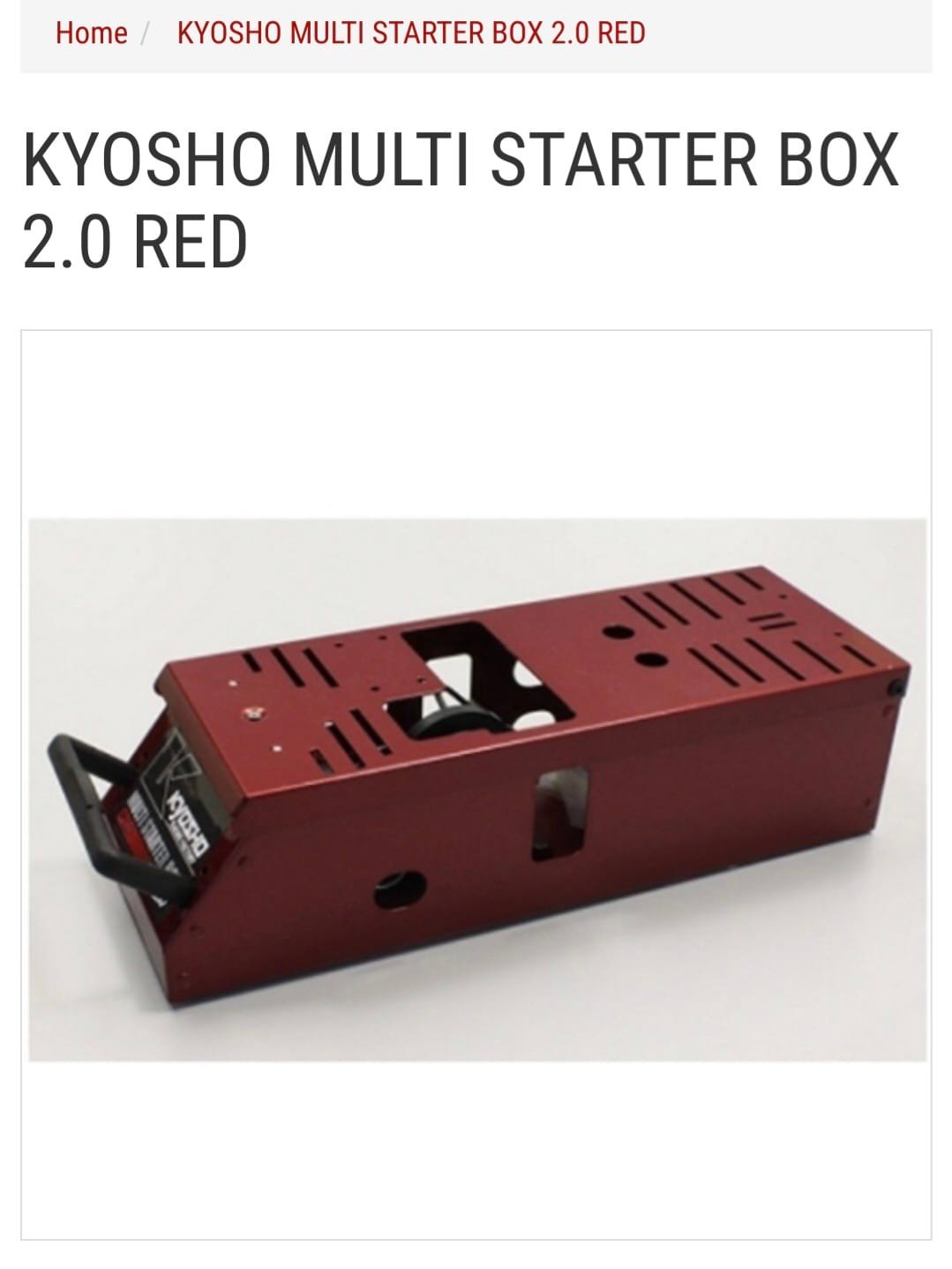 Kyosho Multi Starter Box 2.0 or alternatives?