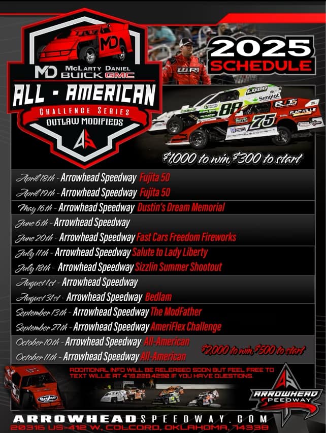 Arrowhead Speedway - Yes, the rumors are true. All-American Modified ...