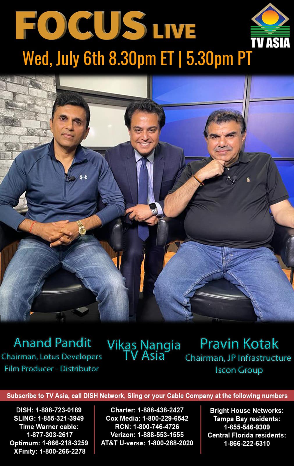 All new Focus Live tonight, in conversation with Anand Pandit
