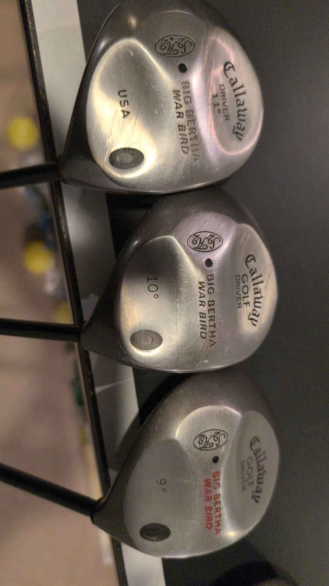 Callaway Warbird drivers, different loft & flex, $5 each, all in good ...