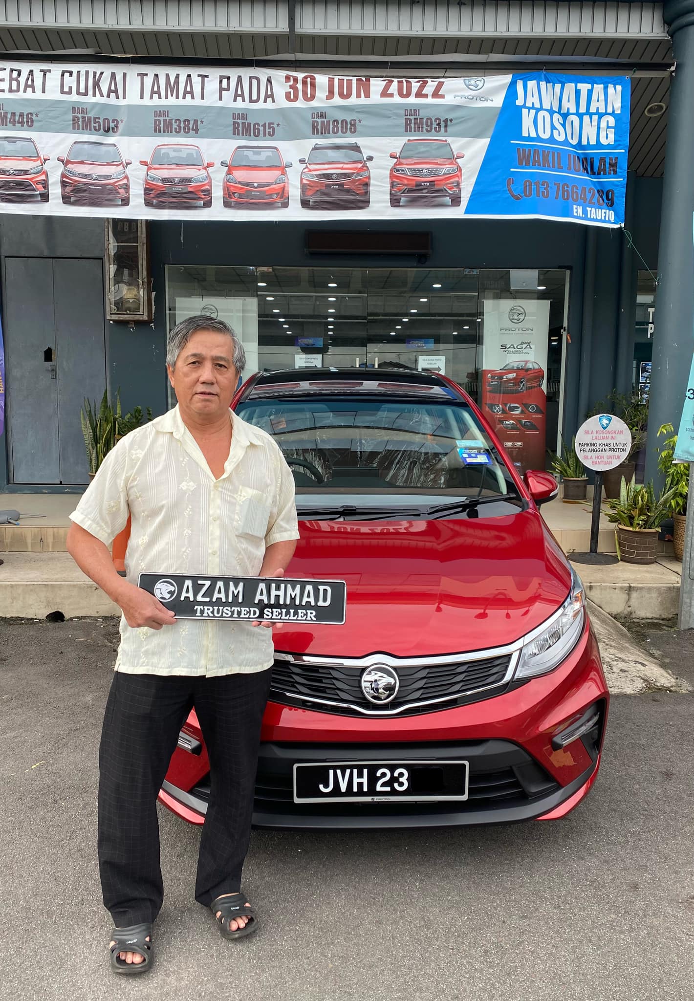 Azam Ahmad - Congratulations to our customer CHONG GEOK...