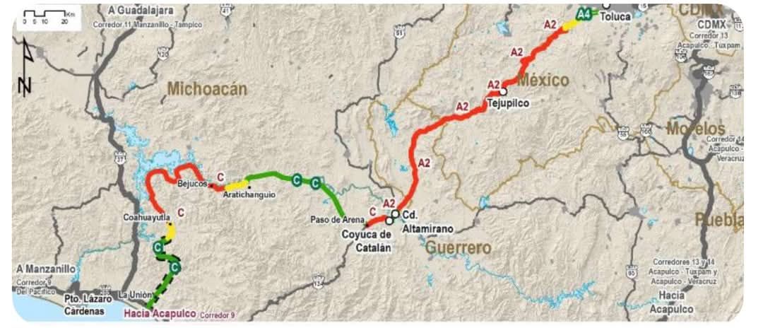 reporte carretera 134 Toluca- Altamirano (original) | Piden sea ...