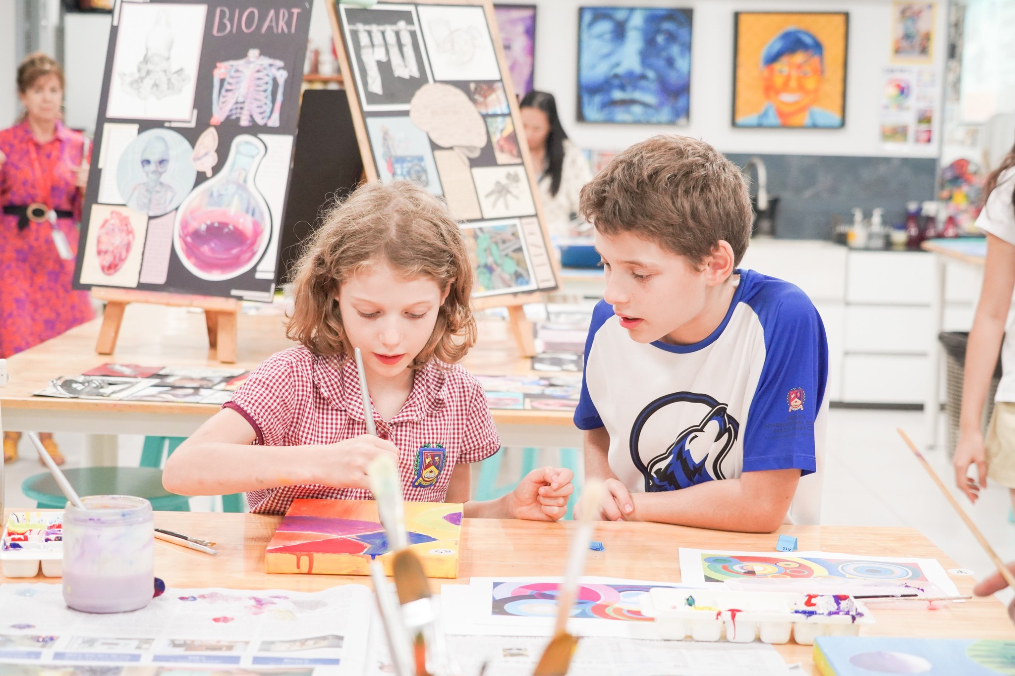 The secondary campus was teeming with excitement and activity on ...