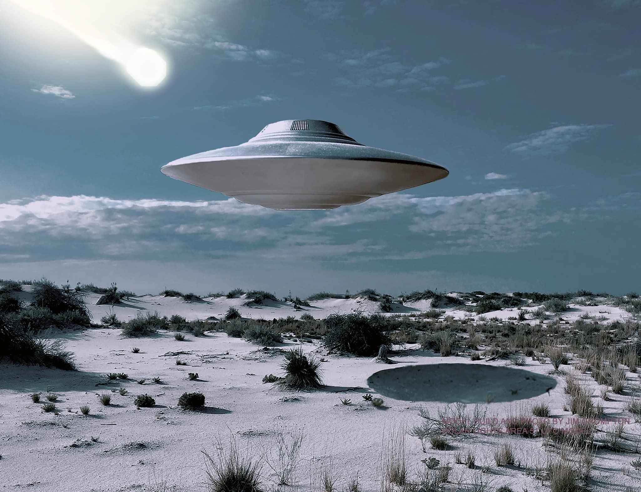 1/48 Testors Area S4 UFO completed