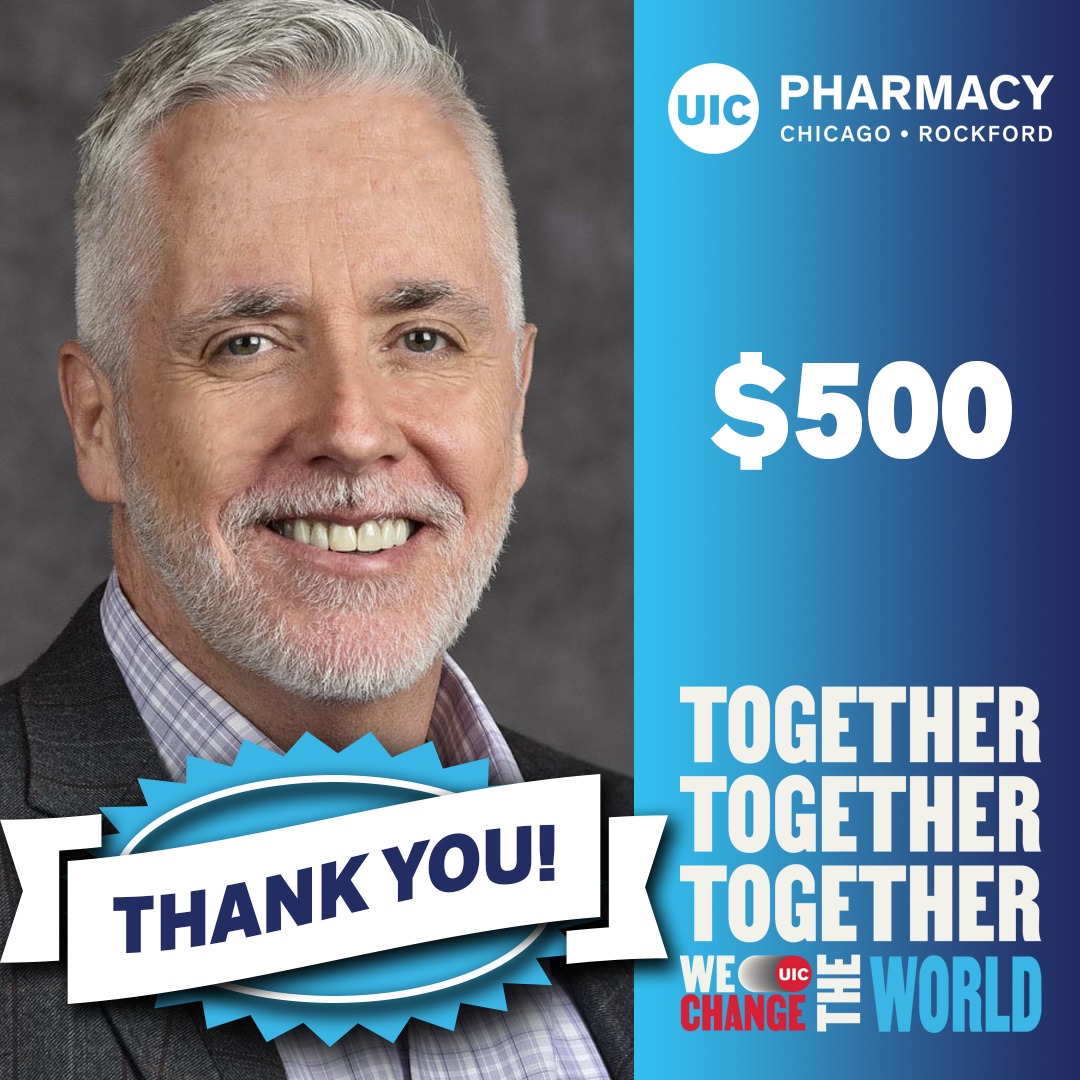 Our second challenge gift of the... - UIC College of Pharmacy