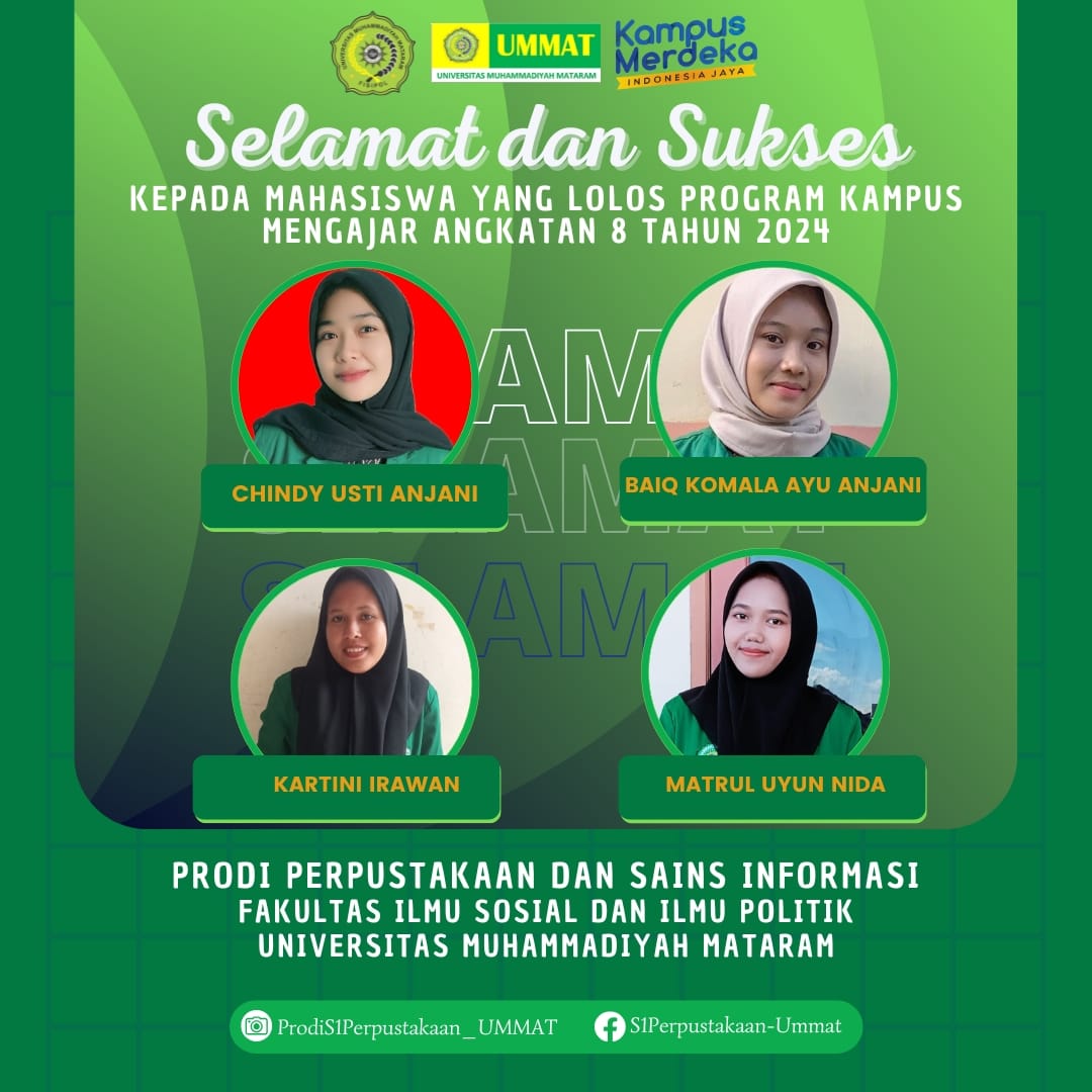 SELAMAT DAN SUKSES KEPADA MAHASISWA... - S1Perpustakaan-Ummat | Facebook