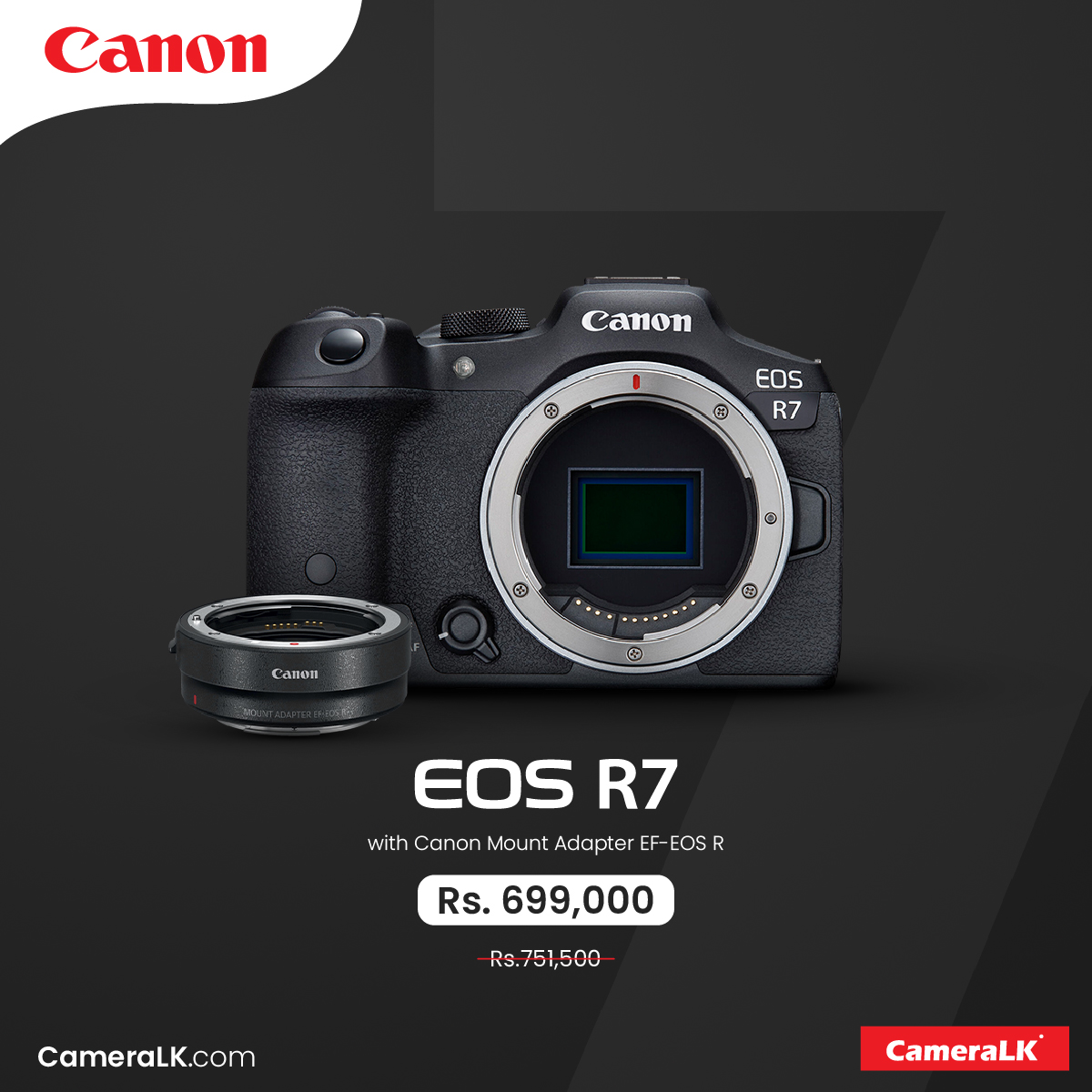CameraLK Store - The EOS R7’s New APS-C CMOS sensor... | Facebook