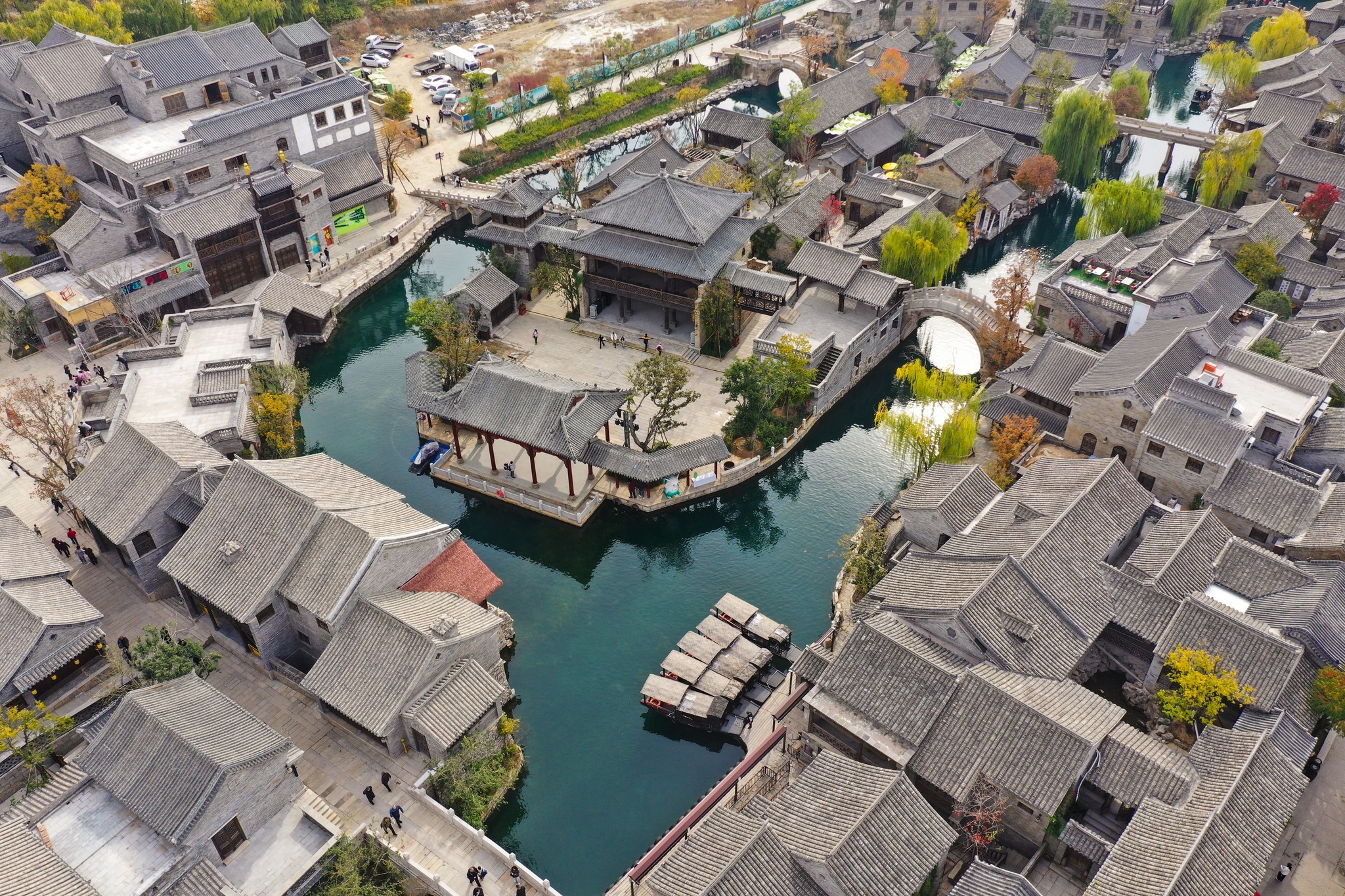 Jinan of China - Late autumn in #Jinan’s Mingshui Ancient... | Facebook