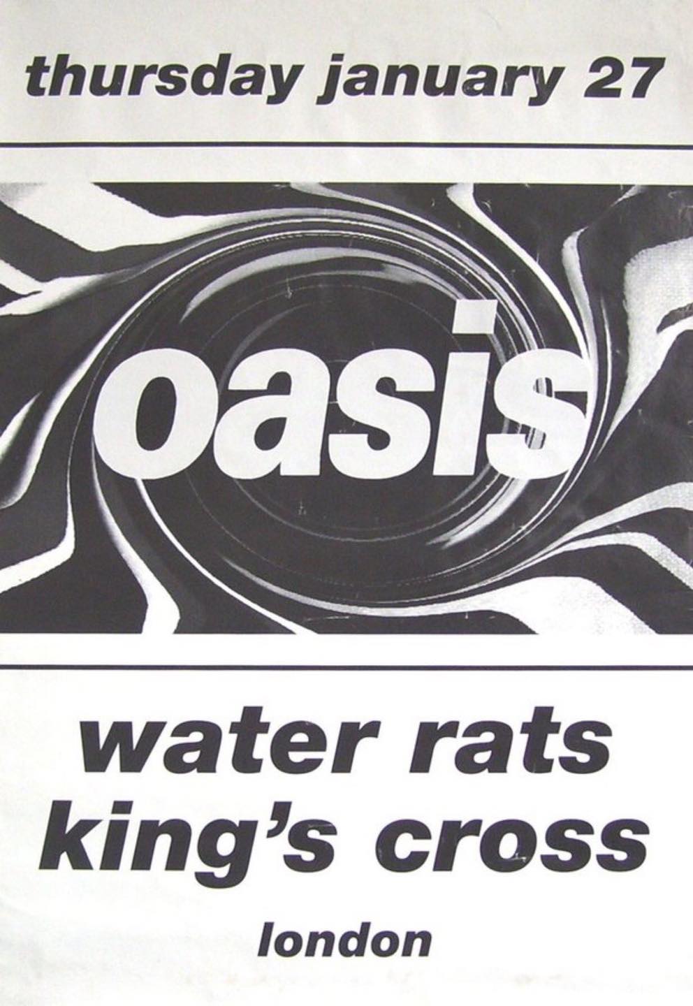 Oasis 100 Club London 1994 gig