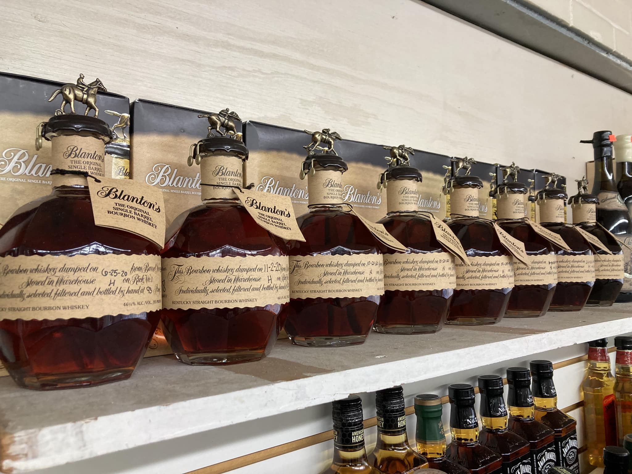 We are selling a complete Blanton's set! This 8 bottle set has