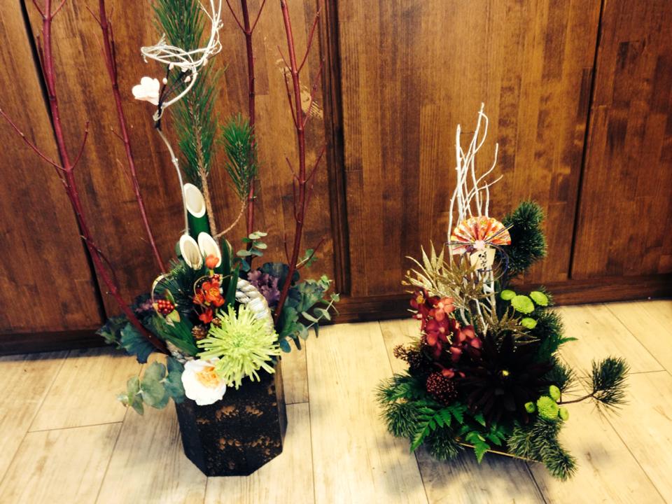 はなも市原店 迎春用アレンジ教室 新年を迎える準備ができました 花あそび 花つづり30名の生徒さん Facebook