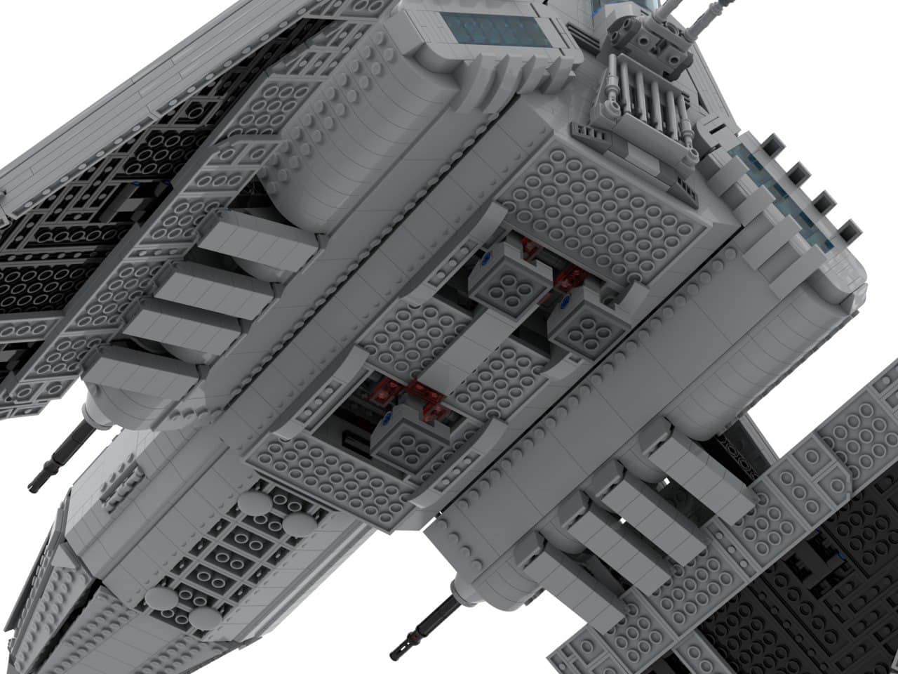 ヴァンガード 専用 Lego Star Wars The Bad Batch MOC Havoc Marauder shuttle