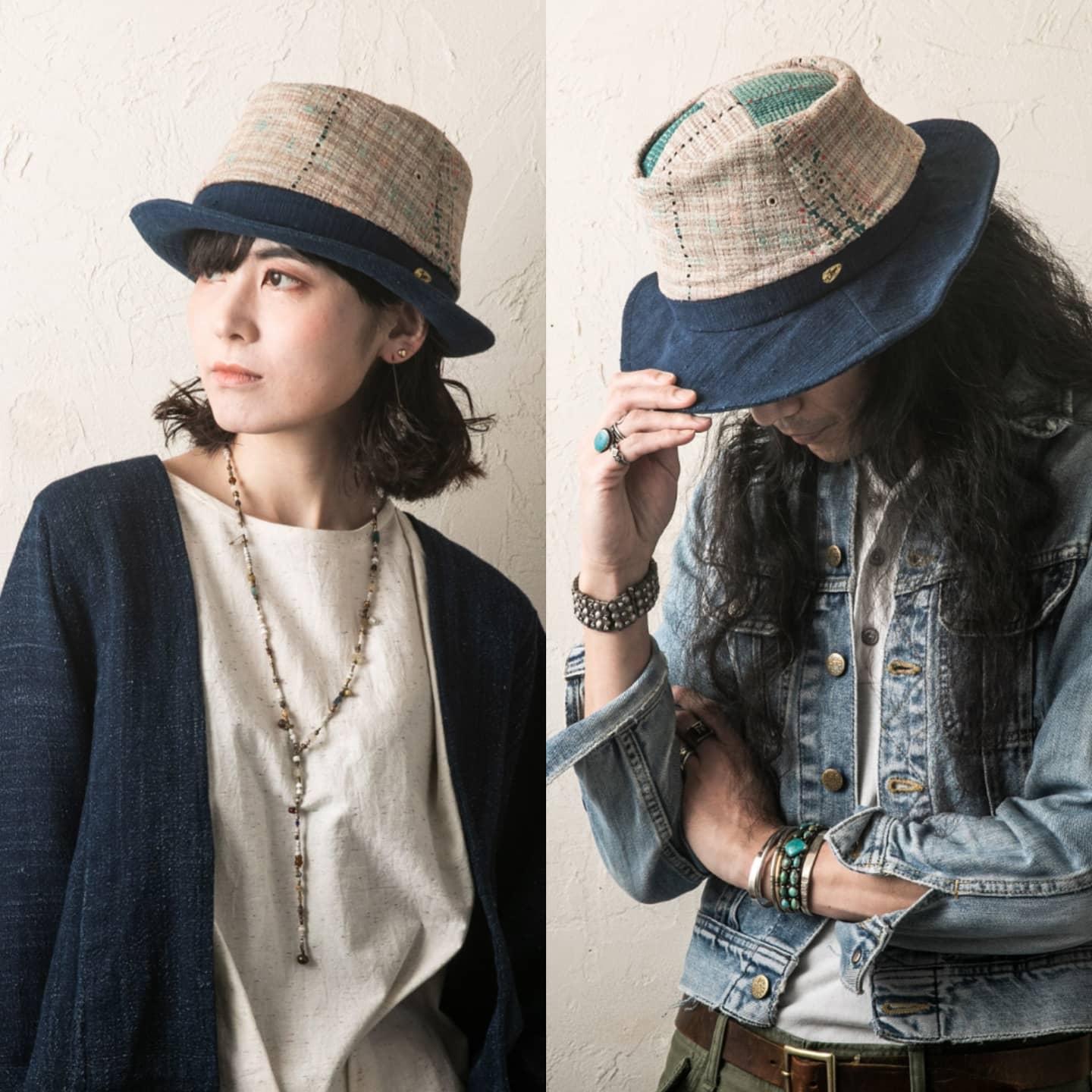 Hat Labo Jam - ⁡ ⁡ 【2種類のツバ幅を替えて楽しむ】⁡ 【 享受改變兩種帽簷寬度的樂趣 】⁡ ⁡...