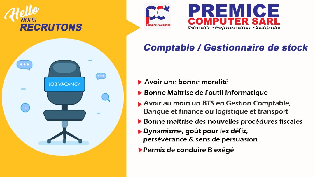 Premice - 🚨 NOUS RECRUTONS Dans le cadre de son expansion,... | Facebook
