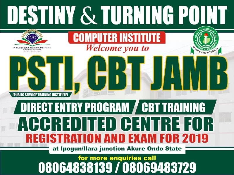 Destiny & turning point computer institute | Ondo