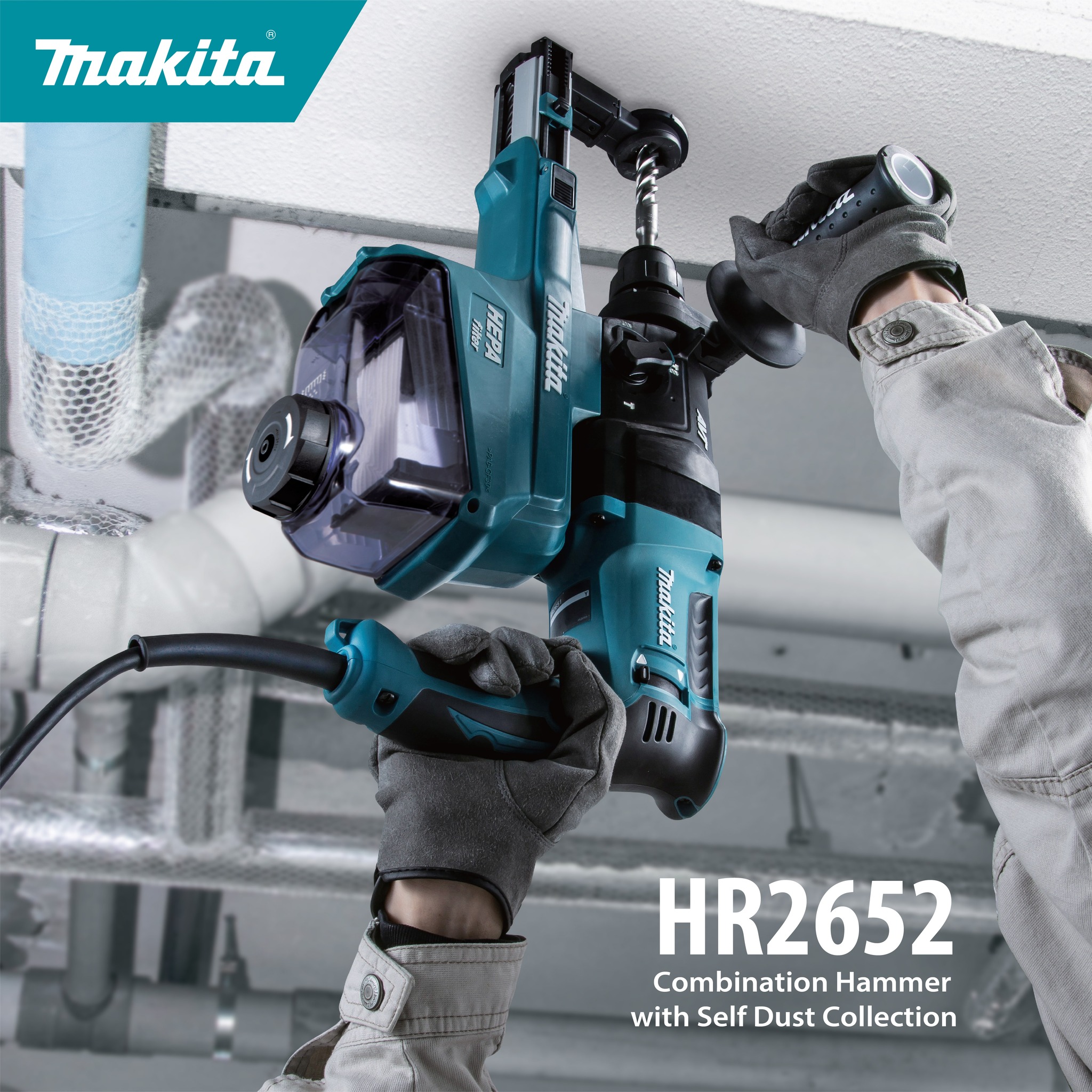 Makita new 𝗔𝗖 𝗣𝗼𝘄𝗲𝗿𝗲𝗱 𝟮𝟲 𝗺𝗺 𝗦𝗗𝗦-𝗣𝗟𝗨𝗦