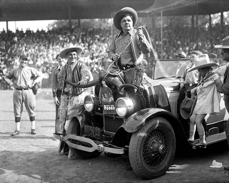 Vintage America Uncovered | Babe Ruth celebrating the New York Yankees ...