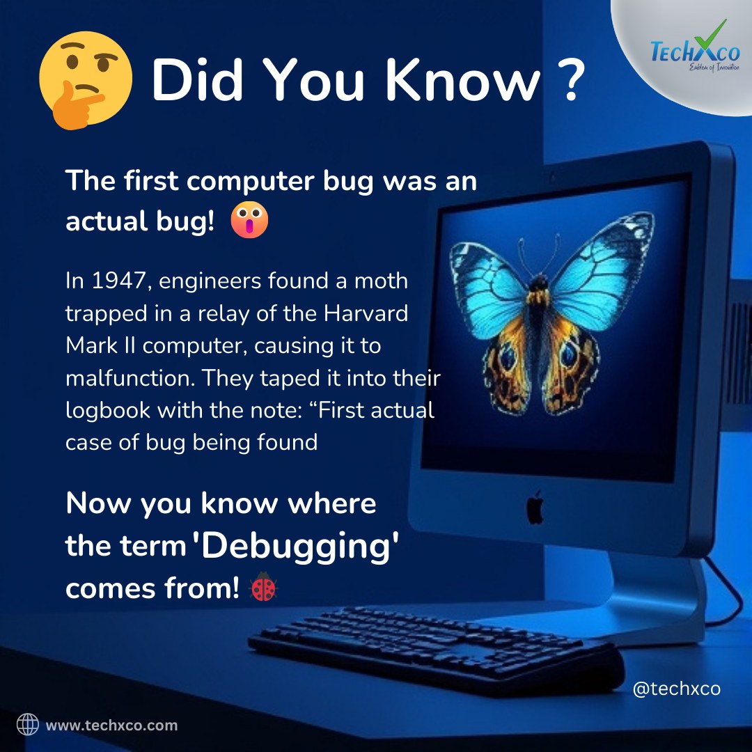 Techxco - 💡 Did you know? The first computer 