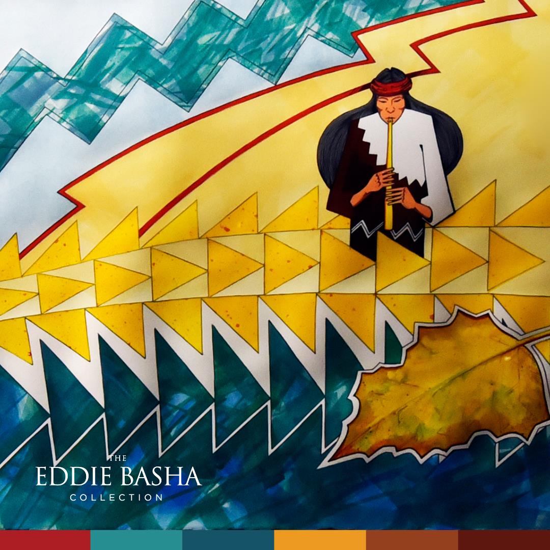 Michael Lacapa's (1955-2005) ethnic roots were from the Hopi, Tewa