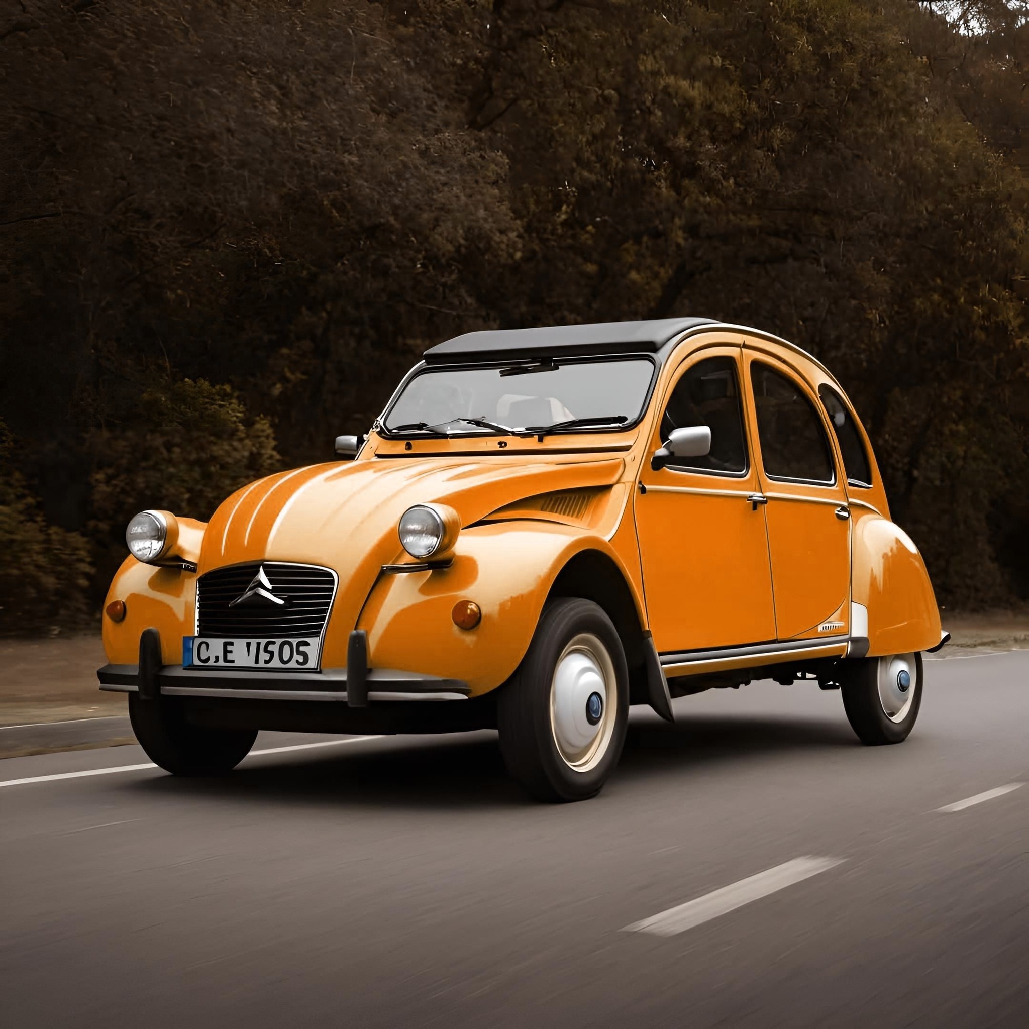 1988 Citroën 2CV Charleston💛 . . The 1988 Citroën 2CV Charleston