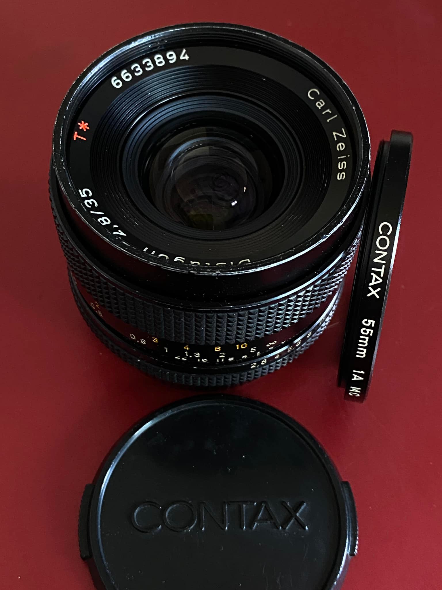 Carl Zeiss Distagon 1:4 f=35mm for Contarex camera 