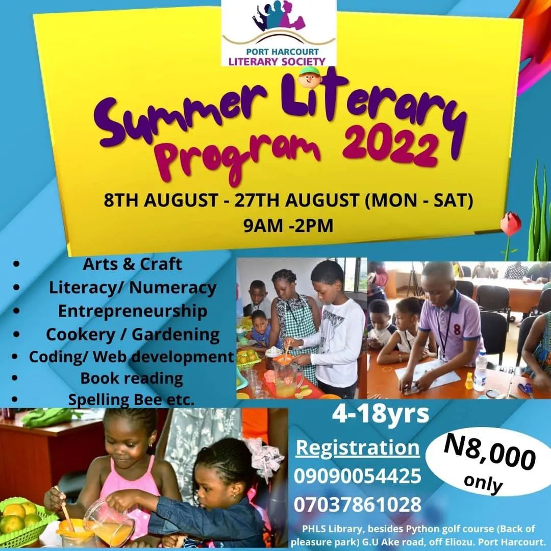 Port Harcourt... - Port Harcourt Literary Society Library