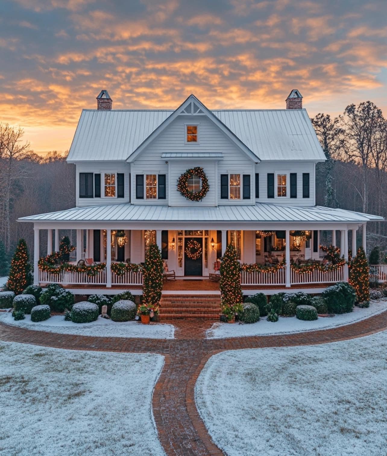 Farmhouse Dreams - A barndominium with wraparound porch is the GOAL 😍🏠 ...