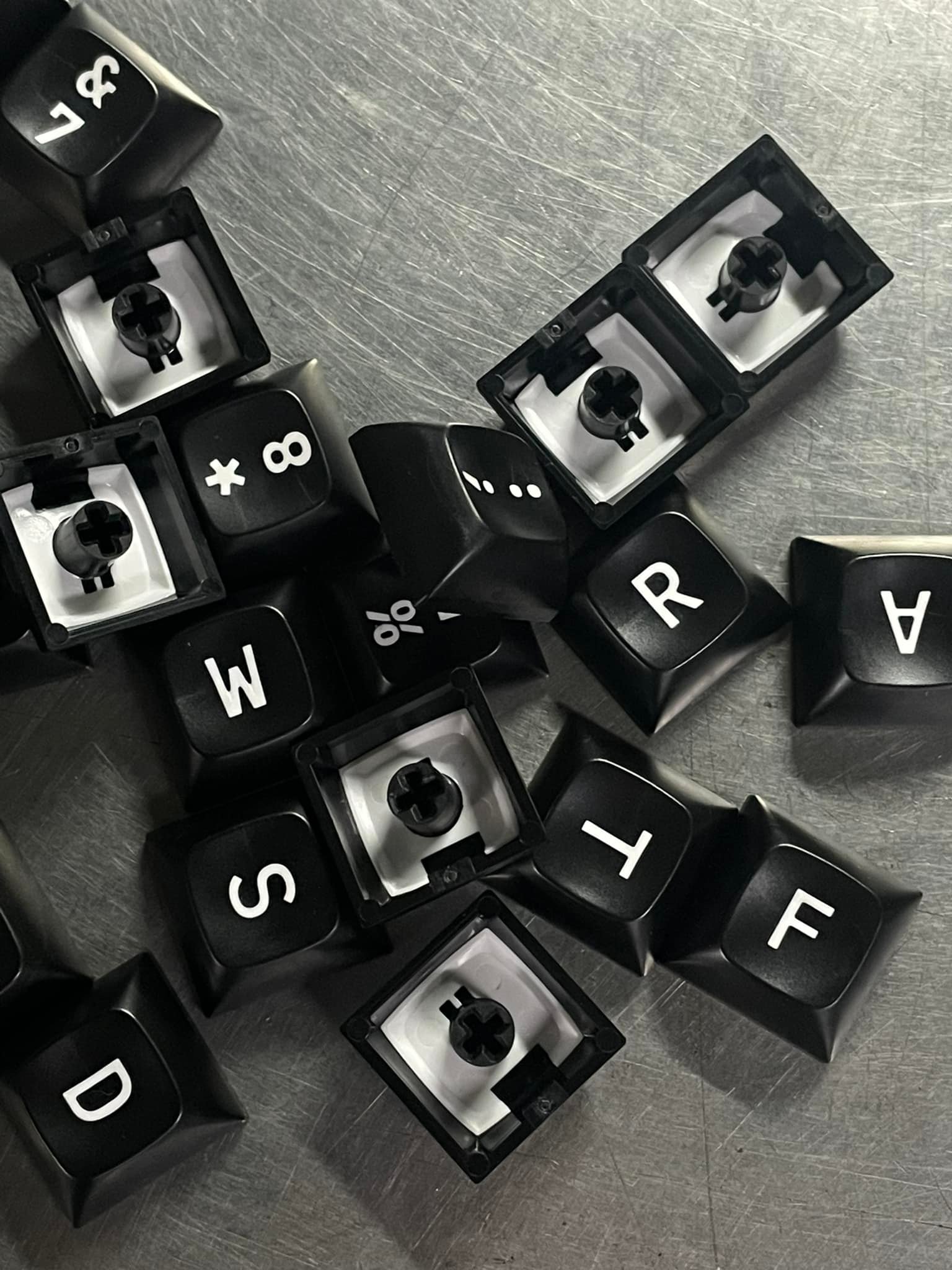 TEX double keycap mold inject test ! All for TEX Shura , all for you !