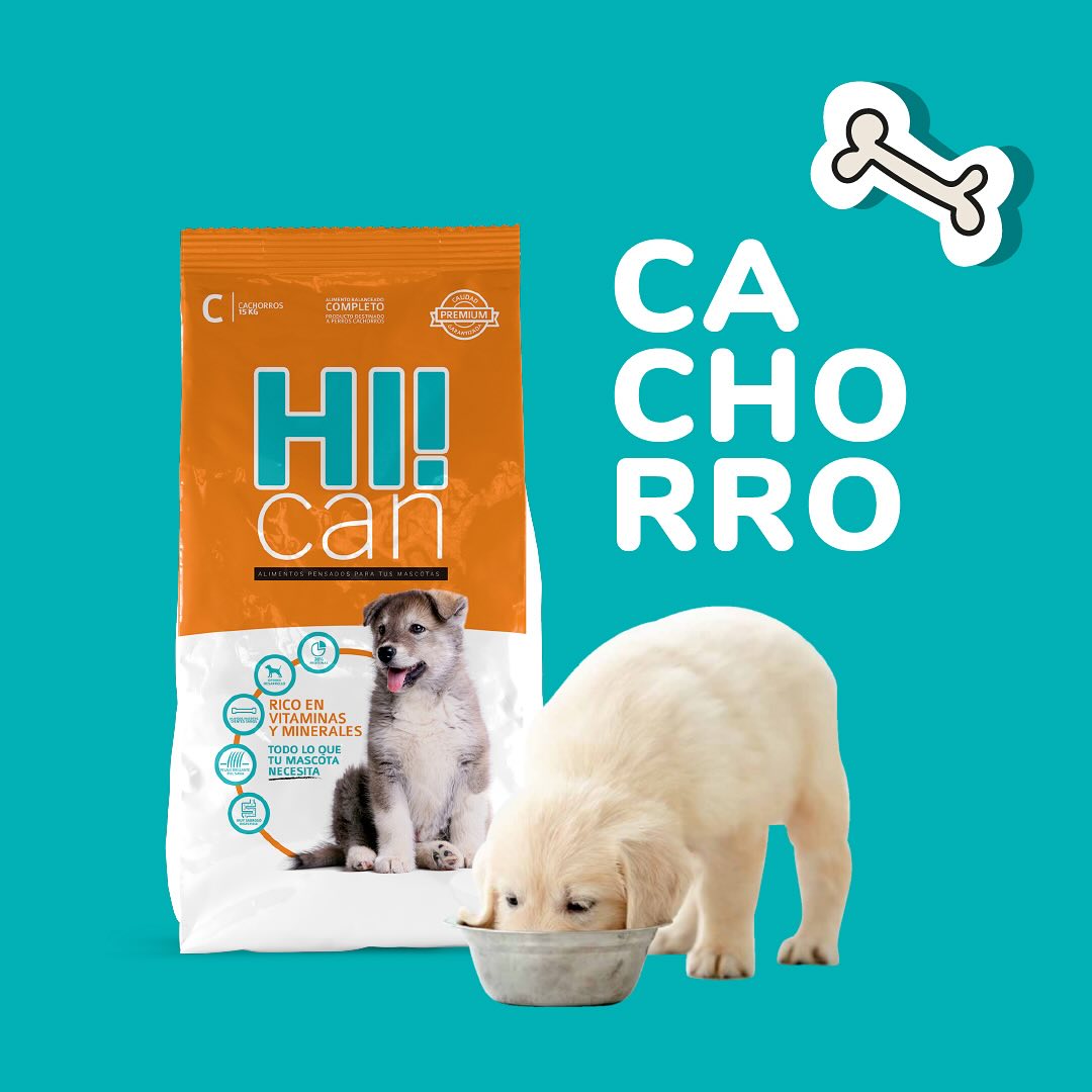HiCan - ¡Tu cachorro crece con el mejor alimento!...