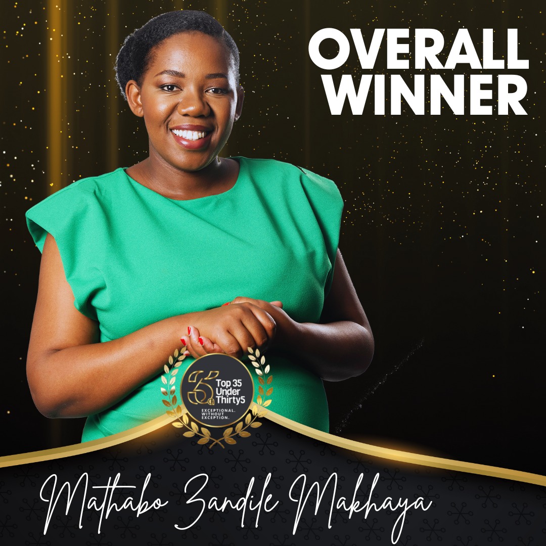 The Top 35-under-35 2022 Overall winner is Mathabo Zandile Makhaya ...