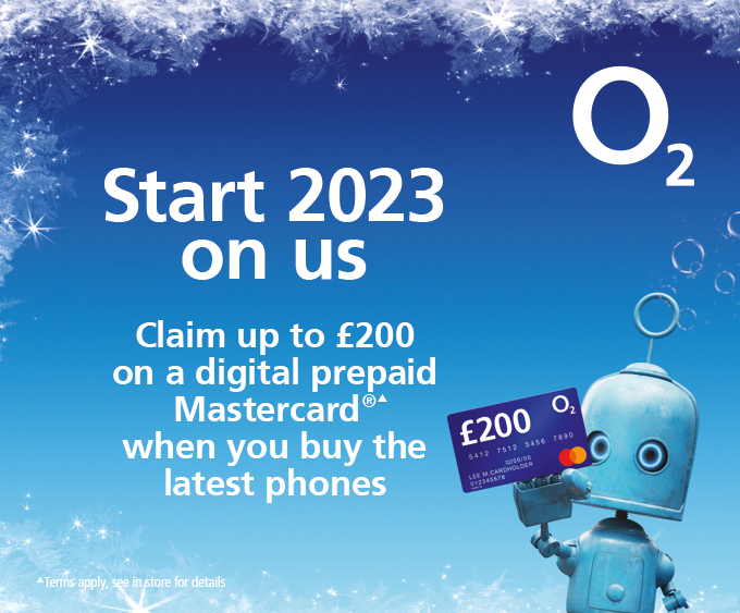 O2 - Start 2023, on us. Claim up to £200 on a digital... | Facebook