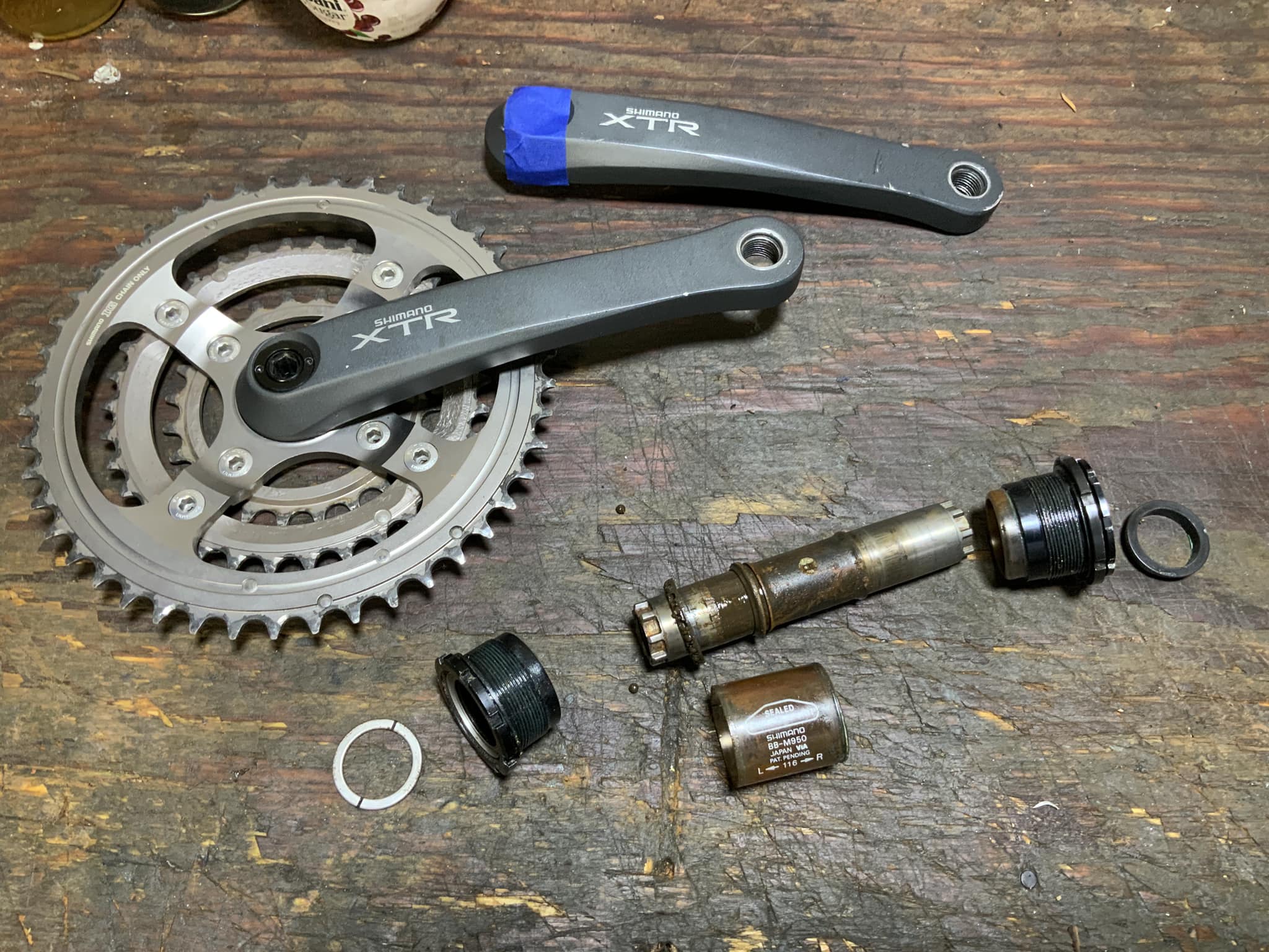 Where to find a 112mm octalink bottom bracket for M950 XTR crankset?