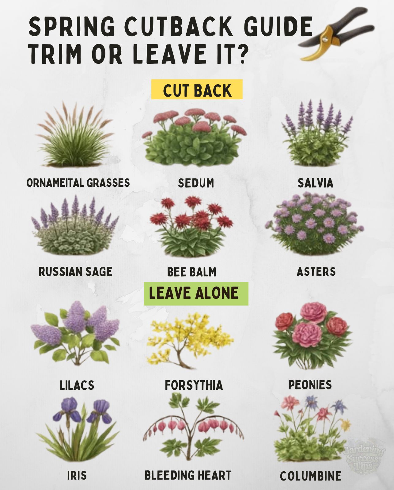 Gardening - 🌿 Spring Cutback Guide: Trim or Leave It? What to prune now