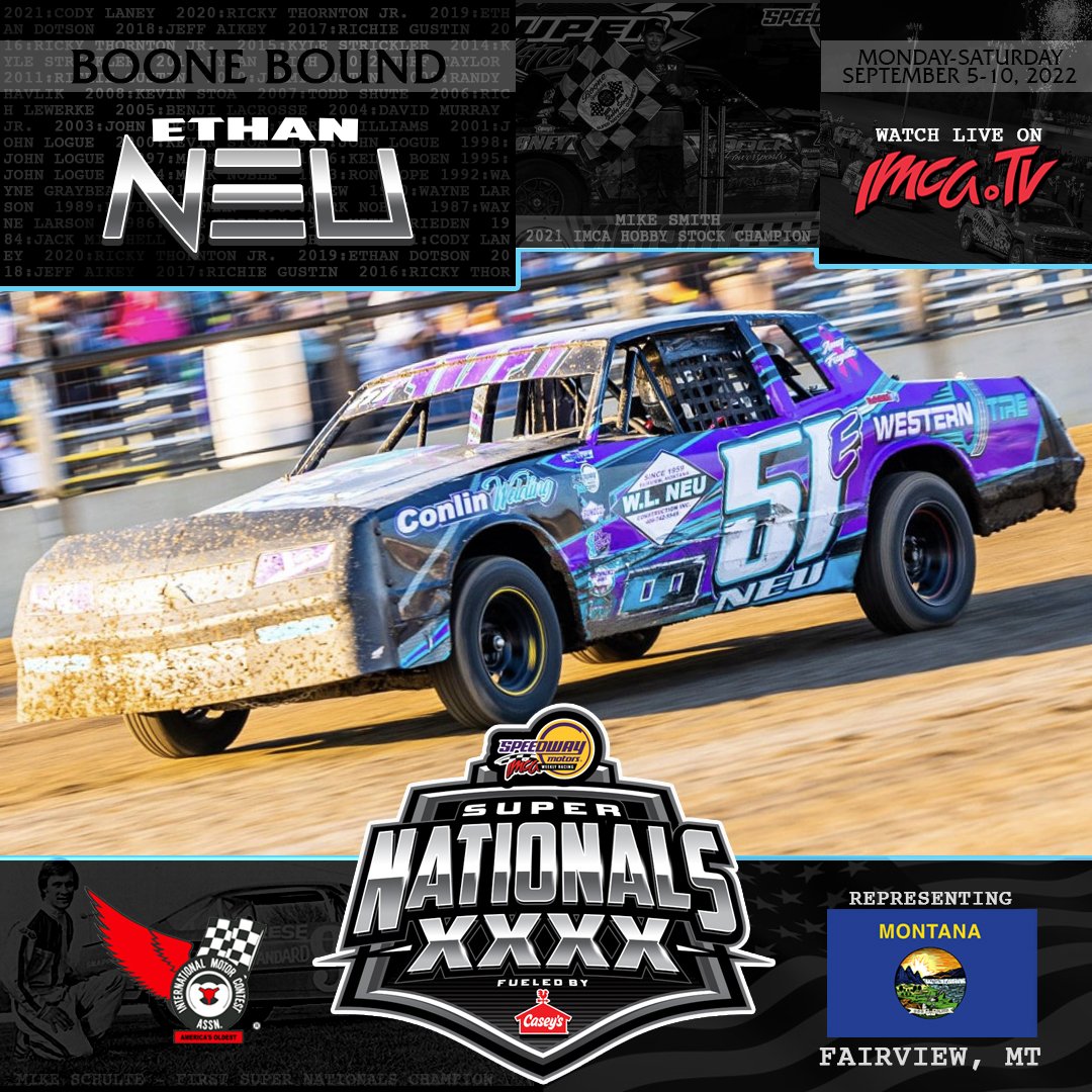 IMCA Racing - 🏆 BOONE BOUND 🏆 🏁 Ethan Neu 🇺🇸 Fairview,... | Facebook